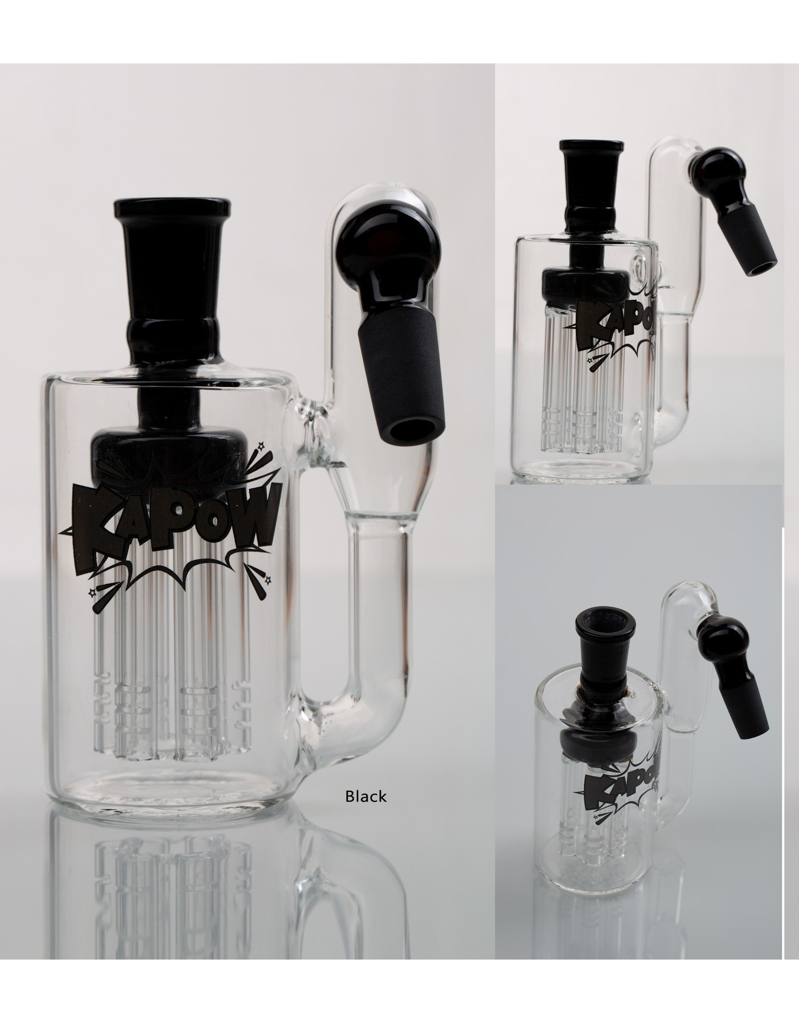 KAPOW KAPOW ASH CATCHER 6 ARMS PERCOLATOR 45 DEGREE 14MM CE37 Radical