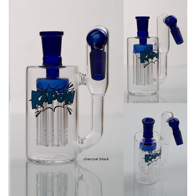 KAPOW 14MM 6 ARMS PERCOLATOR 45 DEGREE ASH CATCHER CE37