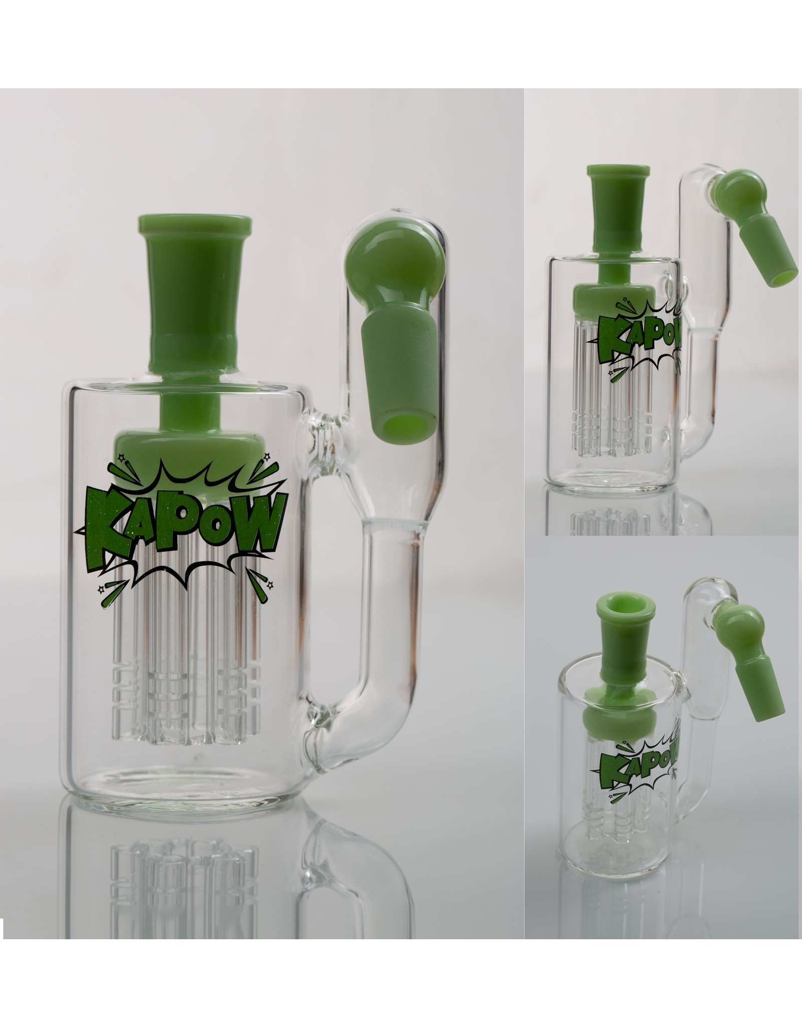 KAPOW KAPOW ASH CATCHER 6 ARMS PERCOLATOR 45 DEGREE 14MM CE37 Radical