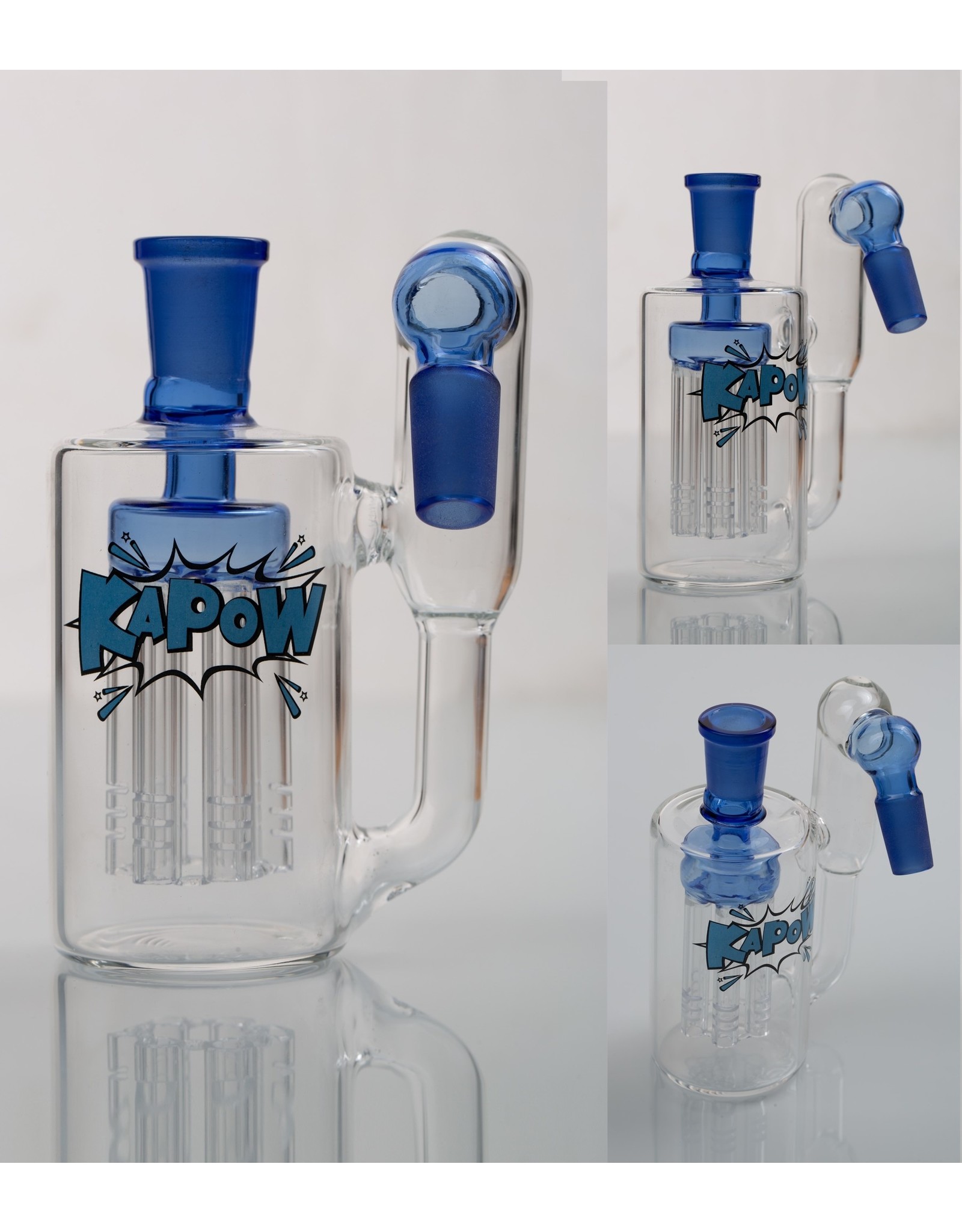 KAPOW KAPOW ASH CATCHER 6 ARMS PERCOLATOR 45 DEGREE 14MM CE37 Radical
