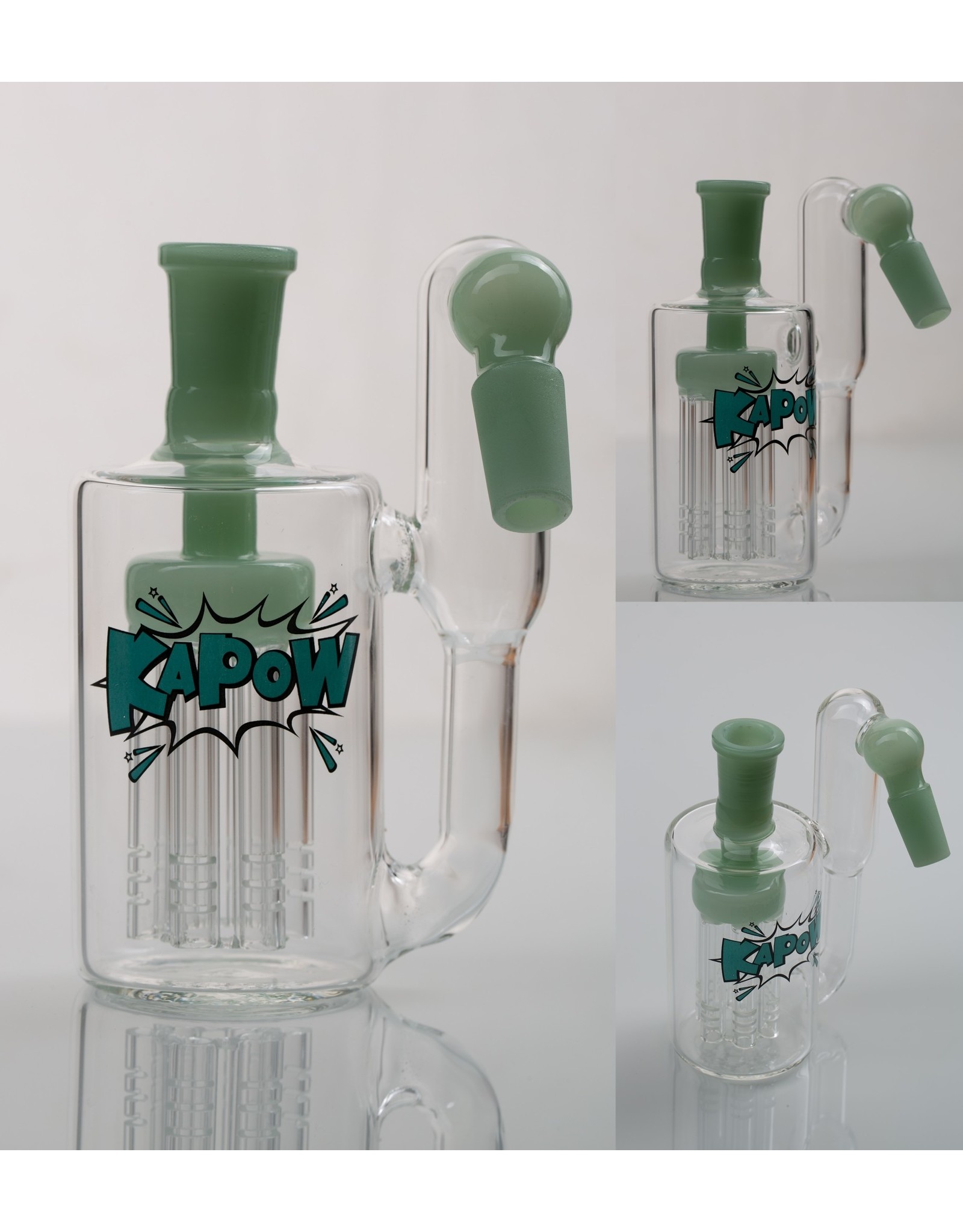 KAPOW KAPOW ASH CATCHER 6 ARMS PERCOLATOR 45 DEGREE 14MM CE37 Radical