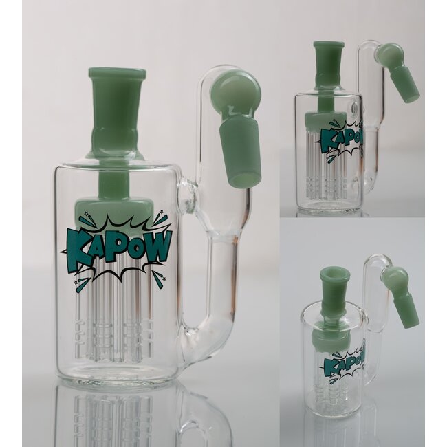 KAPOW 14MM 6 ARMS PERCOLATOR 45 DEGREE ASH CATCHER CE37