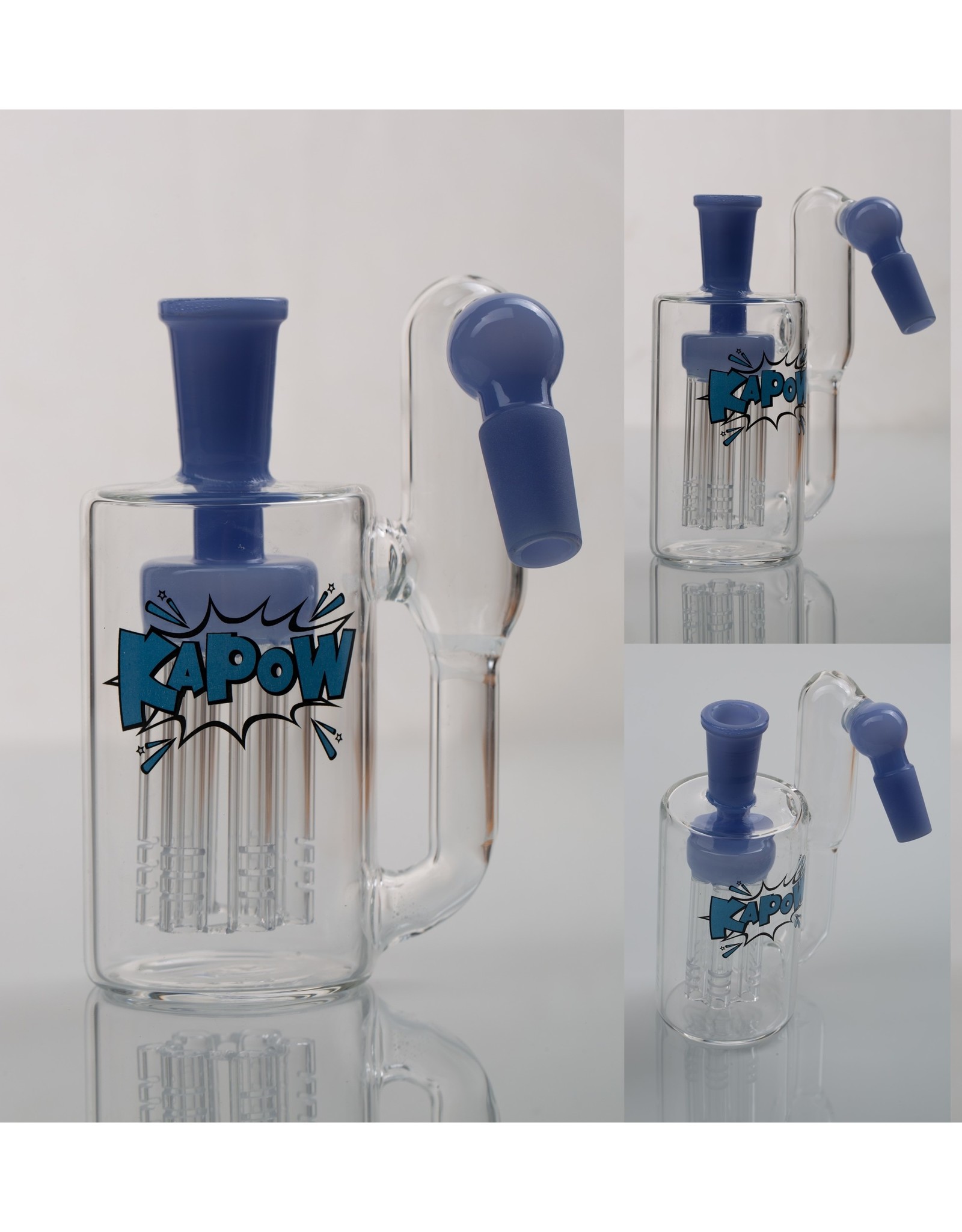 KAPOW KAPOW ASH CATCHER 6 ARMS PERCOLATOR 45 DEGREE 14MM CE37 Radical