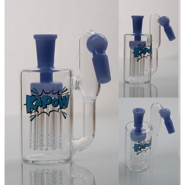 KAPOW 14MM 6 ARMS PERCOLATOR 45 DEGREE ASH CATCHER CE37