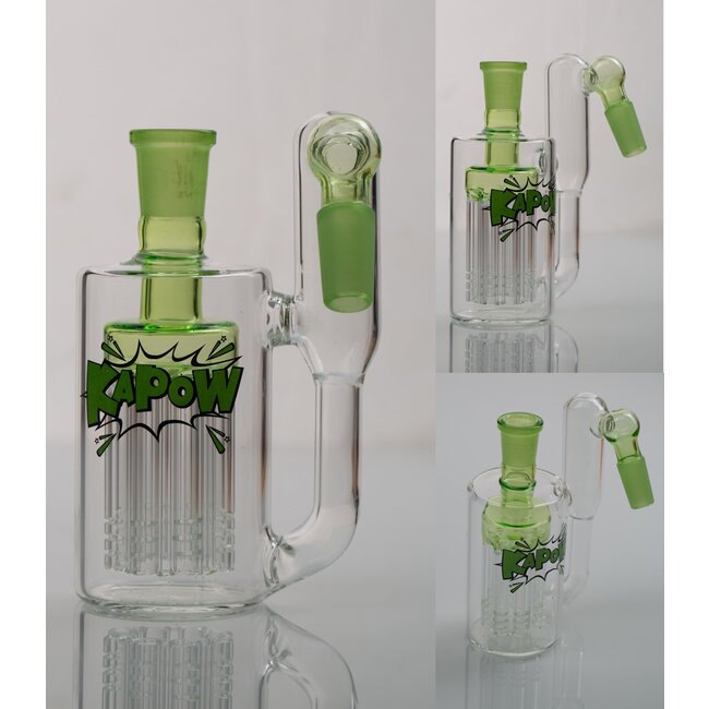 KAPOW 14MM 6 ARMS PERCOLATOR 45 DEGREE ASH CATCHER CE37