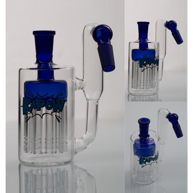 KAPOW 14MM 12 ARMS PERCOLATOR  45 DEGREE ASH CATCHER  CE37