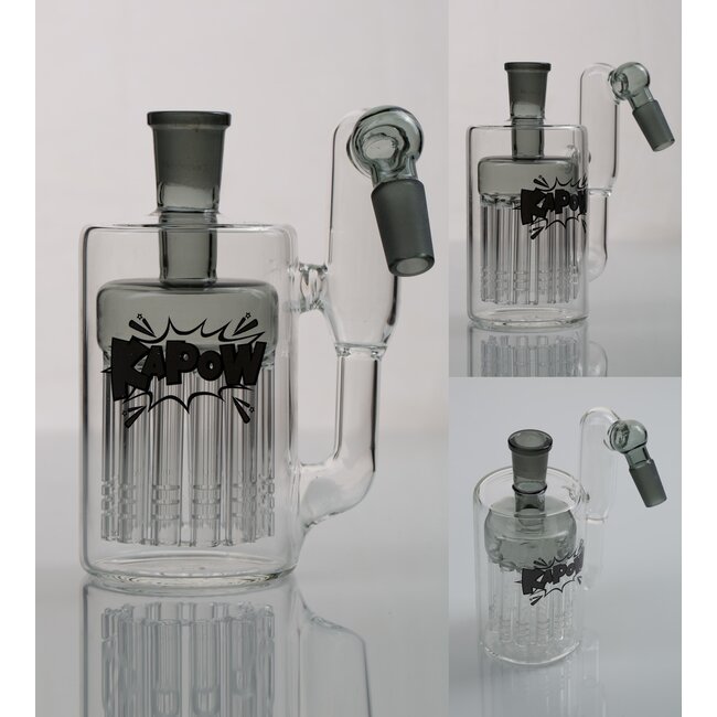 KAPOW 14MM 12 ARMS PERCOLATOR  45 DEGREE ASH CATCHER  CE37