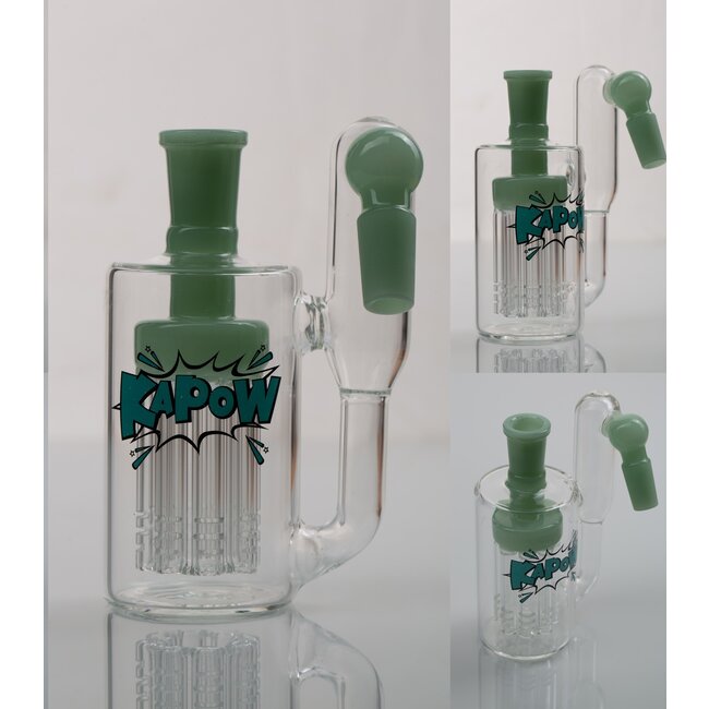 KAPOW 14MM  8 ARMS PERCOLATOR 45 DEGREE  ASH CATCHER CE37