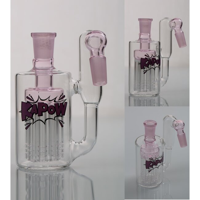 KAPOW 14MM  8 ARMS PERCOLATOR 45 DEGREE  ASH CATCHER CE37