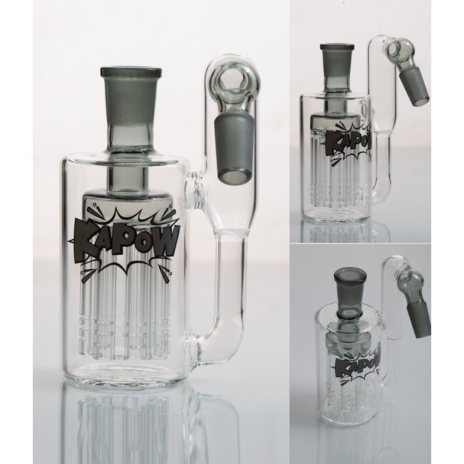 KAPOW 14MM  8 ARMS PERCOLATOR 45 DEGREE  ASH CATCHER CE37