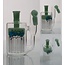 KAPOW 14MM 10 ARMS  PERCOLATOR  45 DEGREE ASH CATCHER  CE37