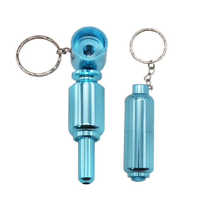 PILL TRANSFORMER METAL HAND PIPE BLUE-YD132