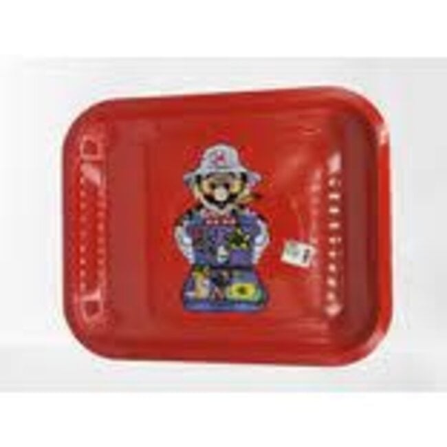 SMOKE MARIO STEEL LARGE ROLLING TRAY