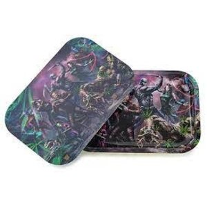 ALL MARVEL CHARACTERS STEEL LARGE ROLLING TRAY