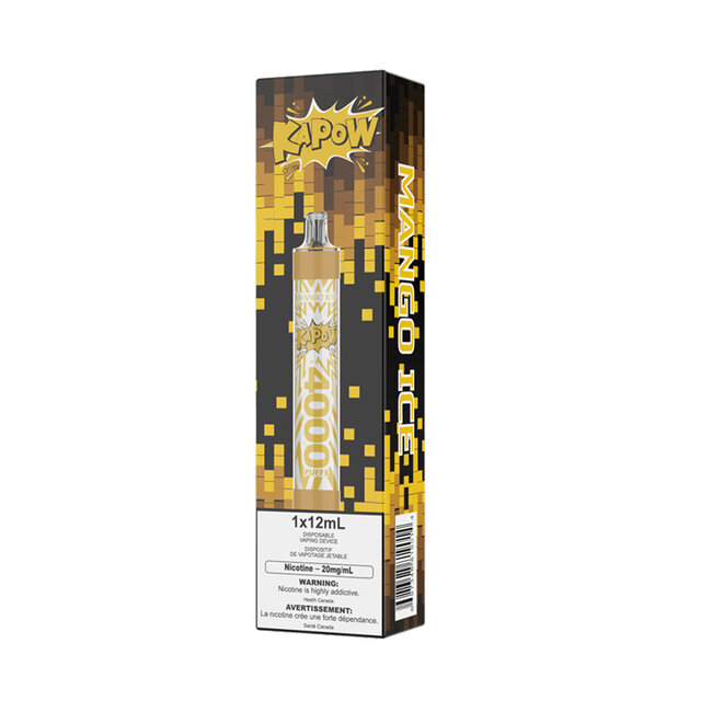 KAPOW KAPOW DISPOSIBLE VAPE PEN 4000 PUFFS