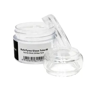 SMOK BULB PYREX GLASS REPLACEMENT TUBE #8 ( STICK v9 TANK)