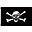 PIRATE WITHE RED EYES FLAG