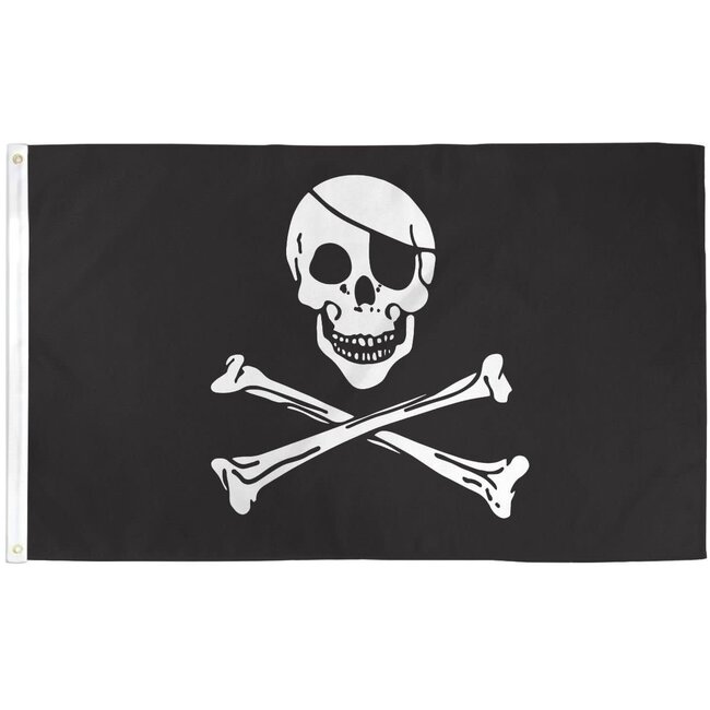 SKULL AND BONE FLAG
