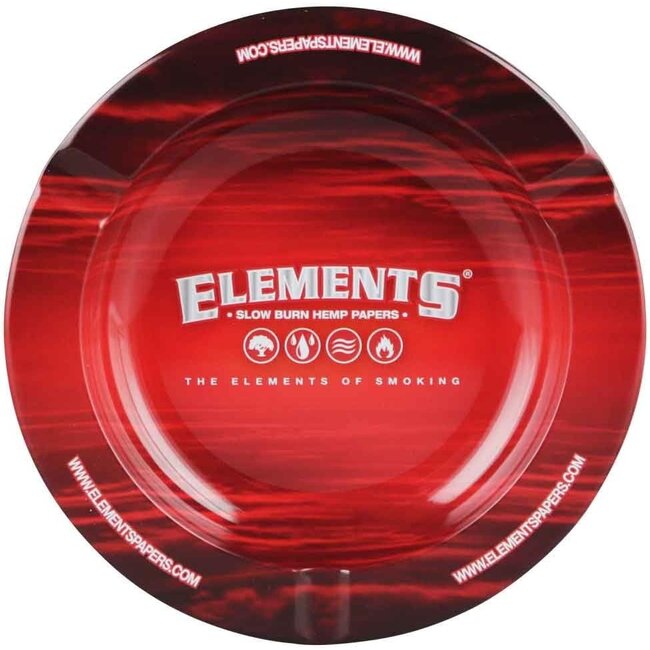 ELEMENTS ELEMENTS RED ASH TRAY