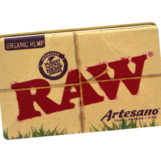 RAW RAW ORGANIC HEMP  ARTESANO PAPER WITH TIPS