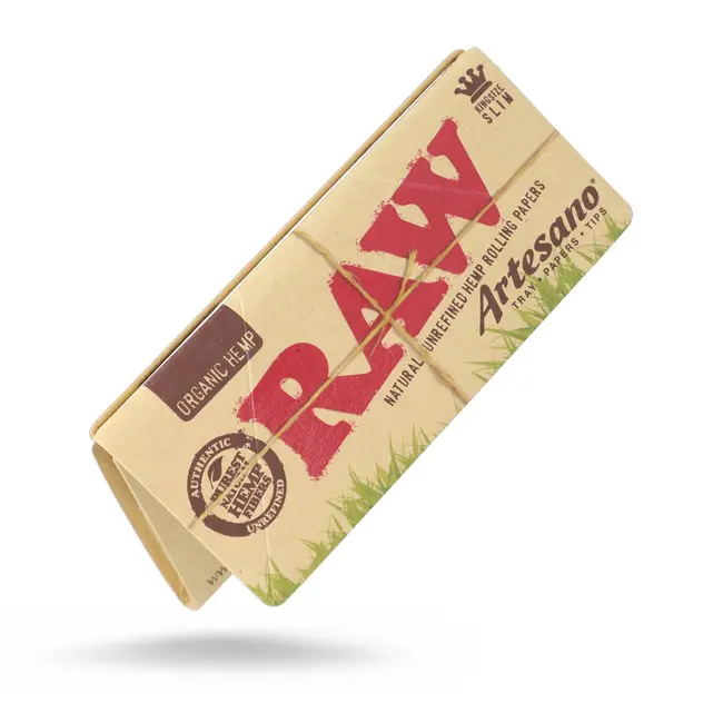 RAW RAW ORGANIC HEMP  ARTESANO PAPER WITH TIPS