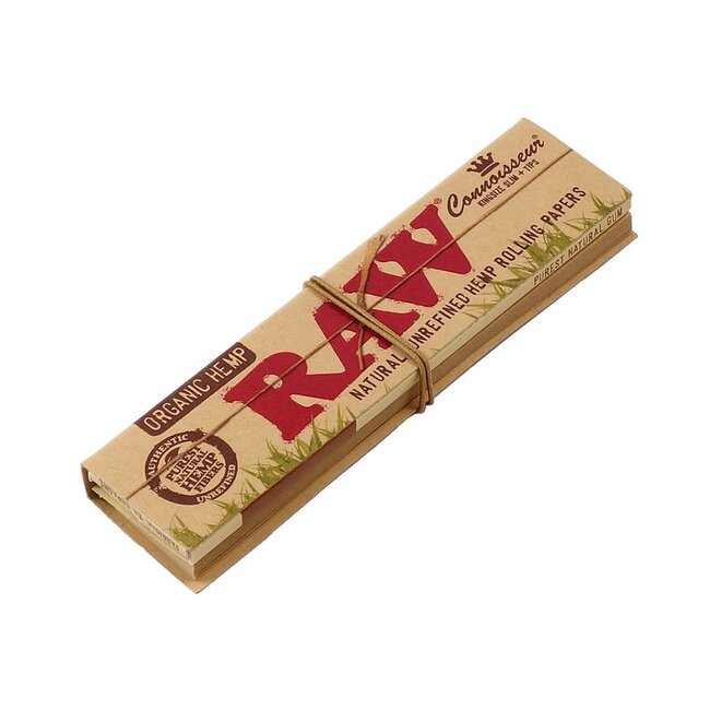 RAW RAW ORGANIC HEMP CONNOISSEUR  PAPER WITH TIPS