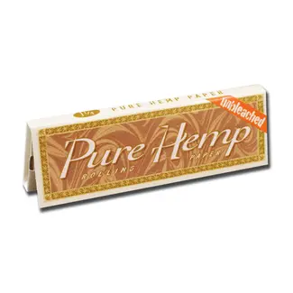 PURE PURE HEMP REGULAR UNBLEASHED ROLLING PAPER