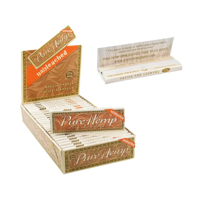 PURE PURE HEMP REGULAR UNBLEASHED ROLLING PAPER