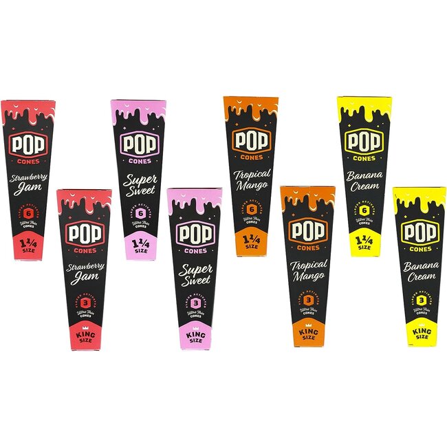 POP POP PRE-ROLLED CONE KS(3 PACK)