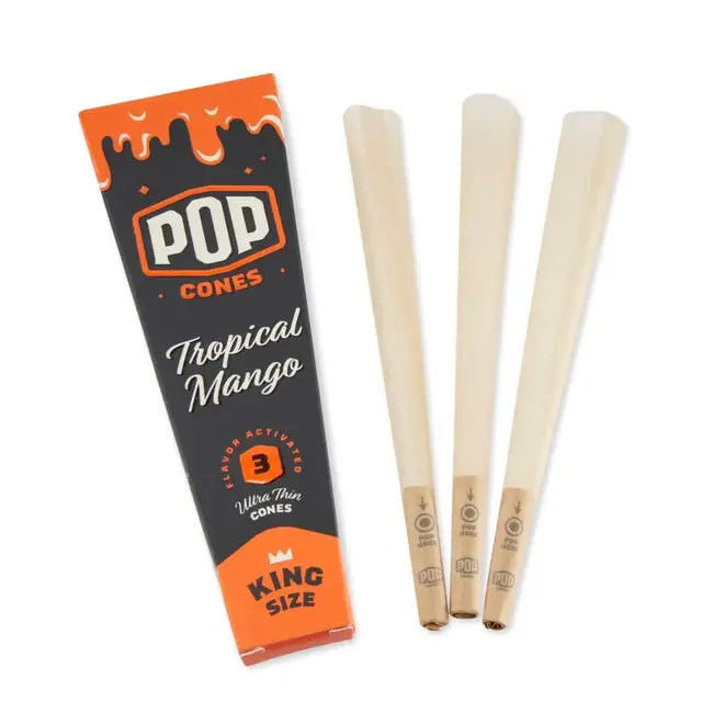 POP POP PRE-ROLLED CONE KS(3 PACK)