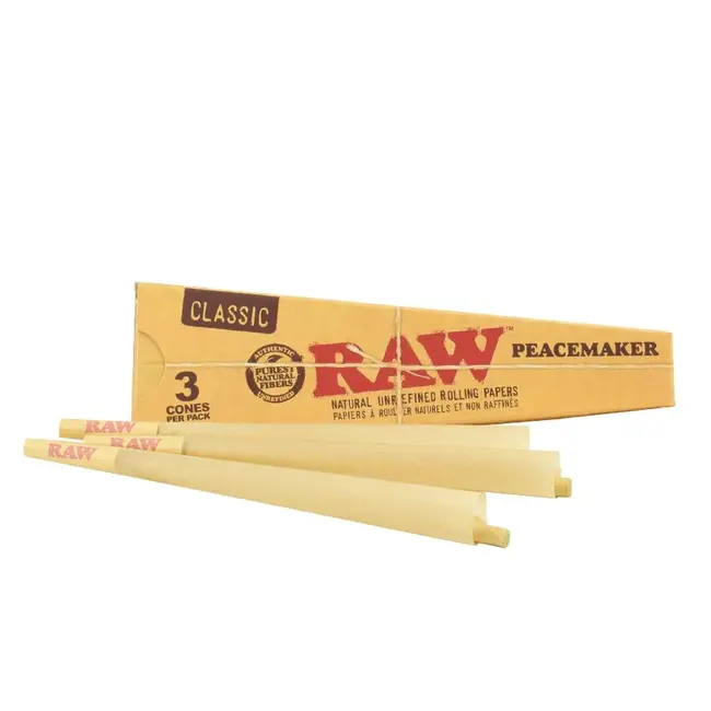 RAW RAW CLASSIC PRE-ROLLED PEACEMAKER CONES