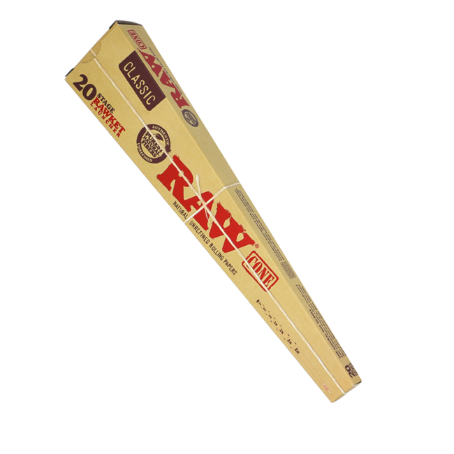 RAW PRE ROLLED CONE PAPERS 20 STAGE RAWKET LAUNCHER