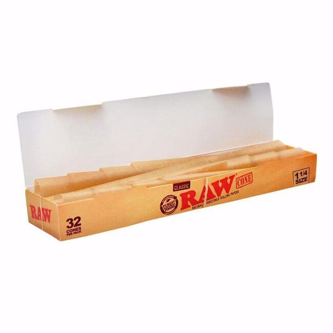 RAW RAW PRE-ROLLED CONE CLASSIC  – 32/PACK