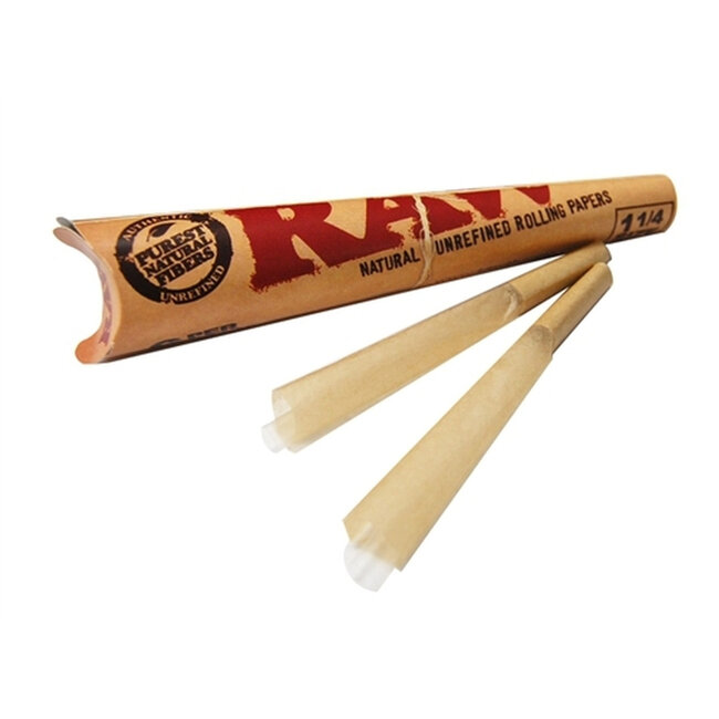 RAW RAW PRE-ROLLED CONE 1¼ – 6/PACK