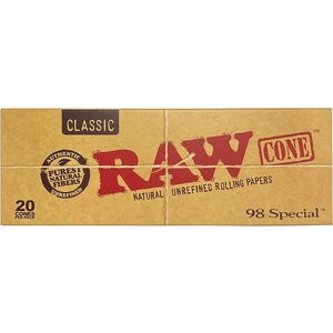 RAW RAW 98 Special 20mm 20cone per pack