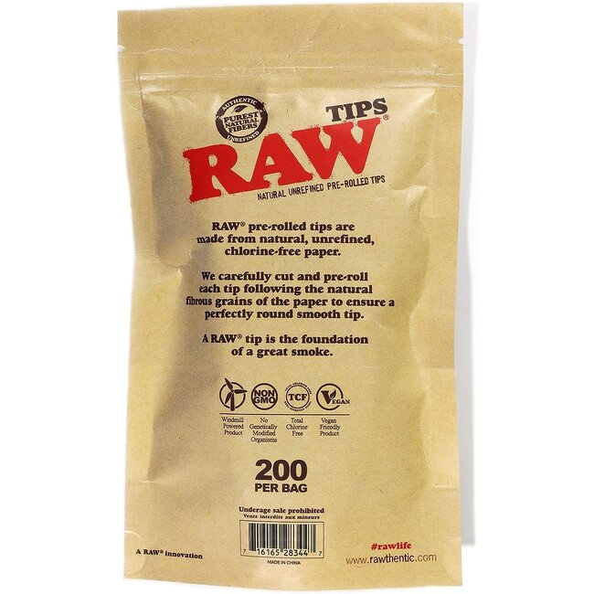 RAW RAW TIPS – PRE-ROLLED
