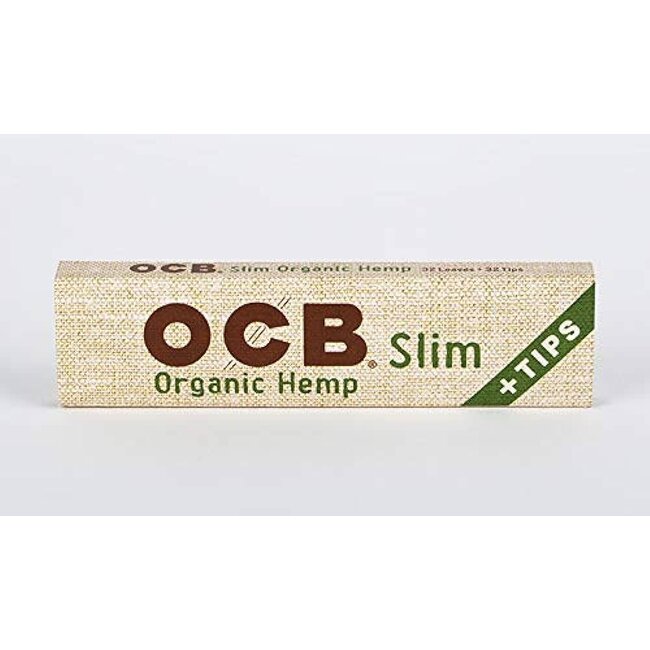 OCB OCB KING SIZE SLIM ROLLING PAPER+ TIPS