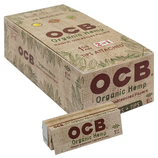OCB OCB 1-1/4 ROLLING PAPER +TIPS