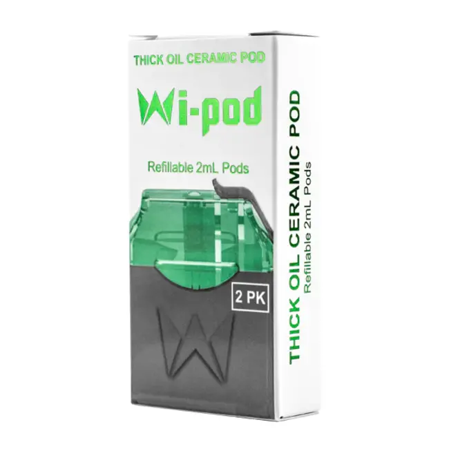 Smoking Vapor WI-POD THICK OIL CERAMIC GREEN POD(2 PCS)