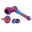 SILICONE WATER BUBBLER PIPE W/TOOLS