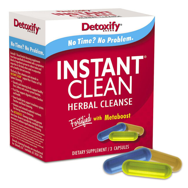 DETOXIFY INSTANT CLEAN 3 CAPSULES DETOXIFY