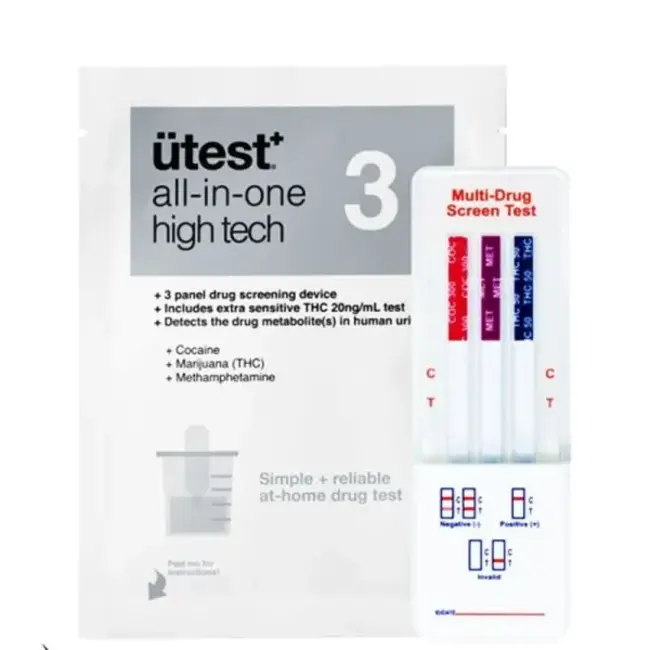 UTEST UTEST ALL IN ONE  3 PANEL TEST KIT
