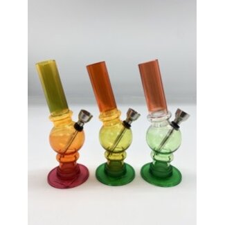 ACRYLIC MINI ACRYLIC 7 COLOUR BONG 5.9'' MINC-08