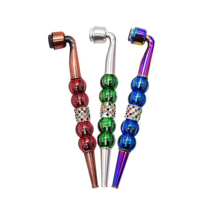 FOUR MARBLE METAL PIPE-YD069