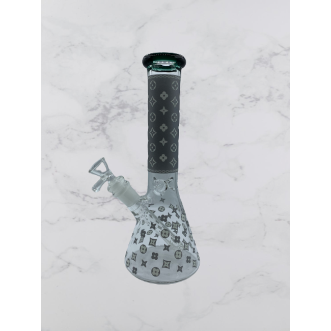 12'' LUXURY PATTERN BAKER  BONG 7MM(MG-12-Y-M)