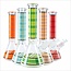 14''-7MM CHECK PATTERN GLASS BONG