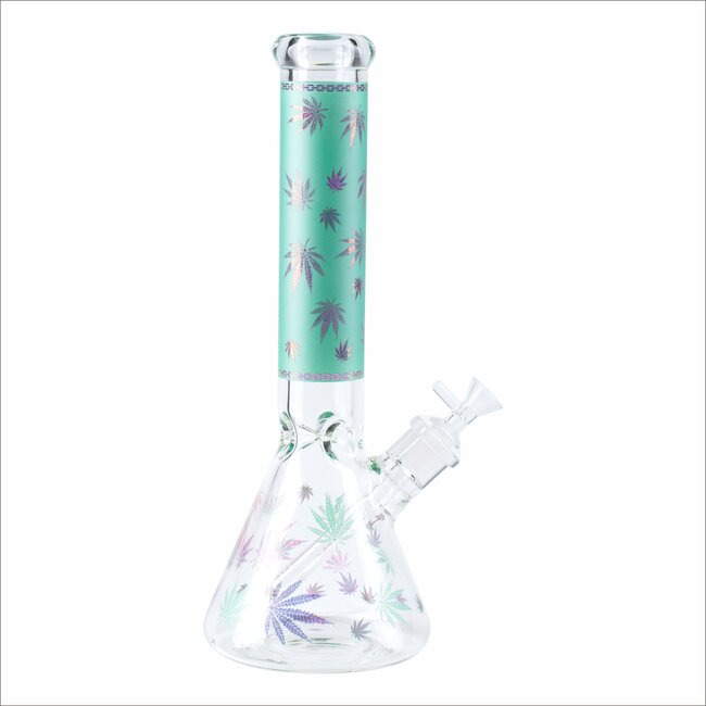 14'' 7MM LEAF BEAKER BONG