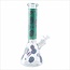 14'' SKULL PATTERNED 7MM GLASS BONG