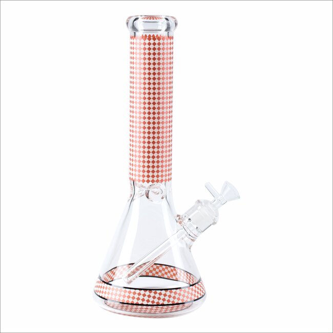 14'' DOTTED BEAKER  WATER BONG  MG-10