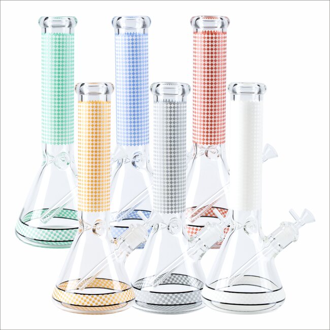 14'' DOTTED BEAKER  WATER BONG  MG-10